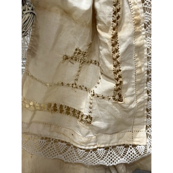 Vintage Handmade Angel Tea Dyed Primitive Hanging or Sitting 20” Country Rustic - Picture 5 of 7